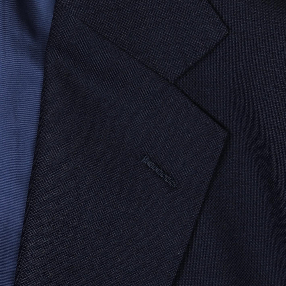 Navy Wool Calm Twist Suit