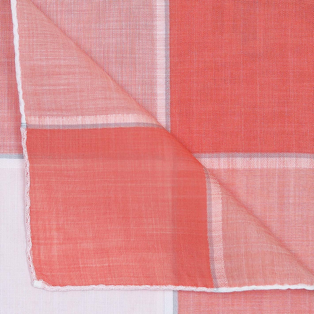 Red Archive Divers Cotton Pocket Square