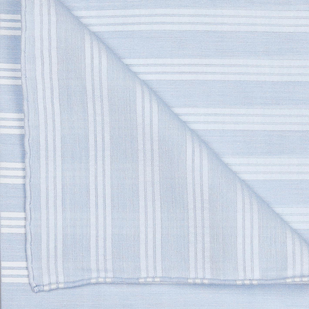 Trianon Ciel Cotton Pocket Square