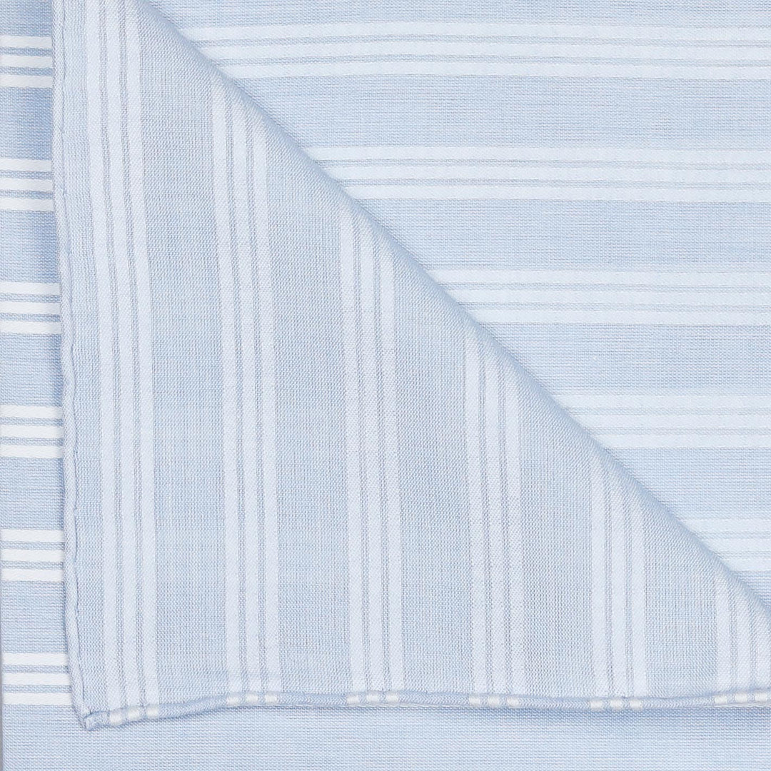 Trianon Ciel Cotton Pocket Square