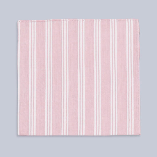 Trianon Rose Cotton Pocket Square