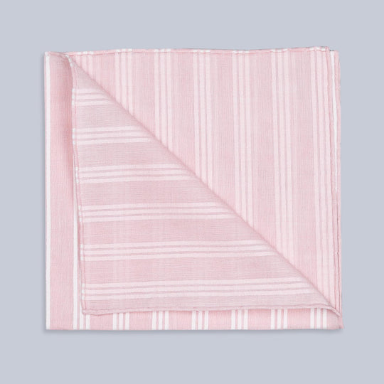 Trianon Rose Cotton Pocket Square