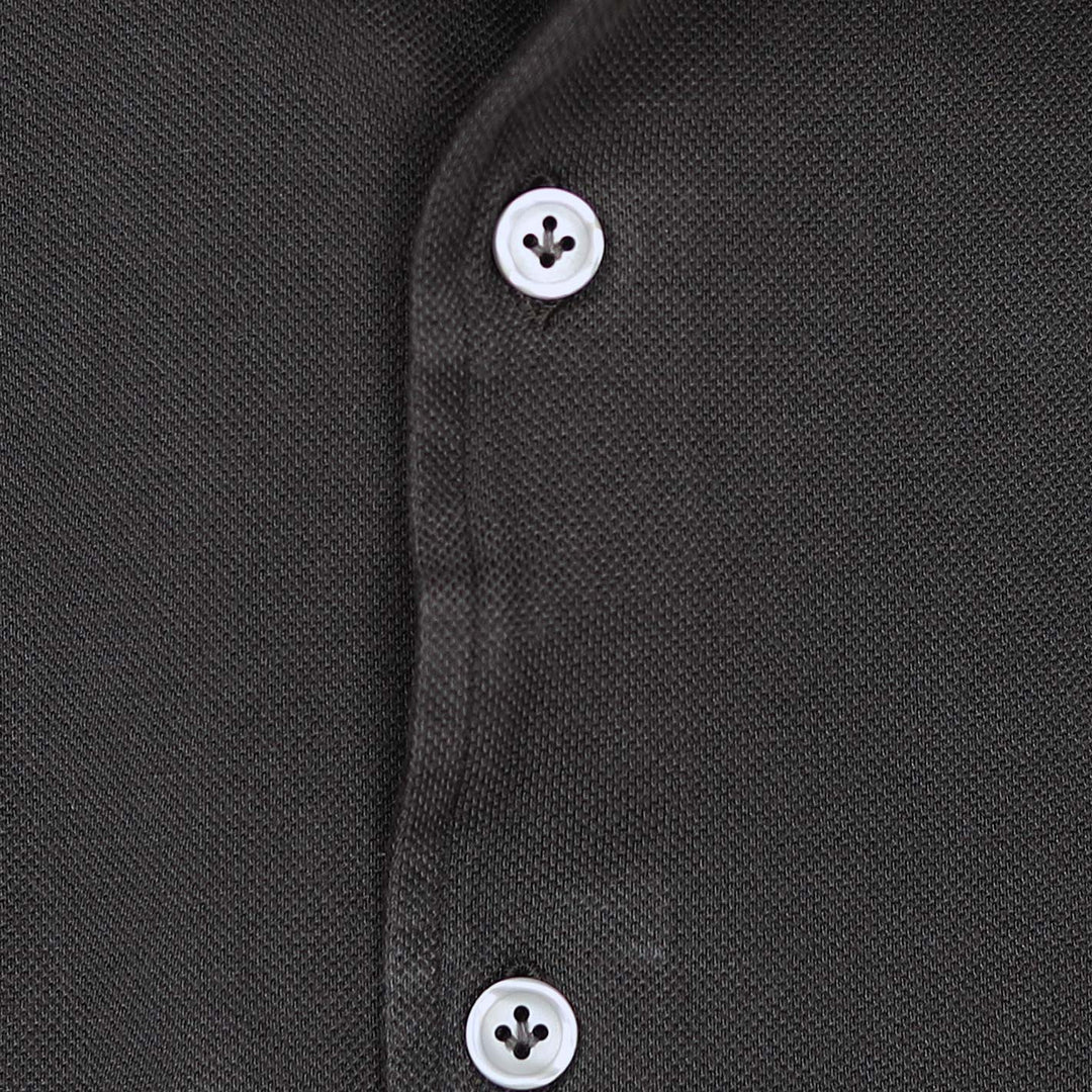 Dark Chocolate Brown Cotton Jersey Shirt
