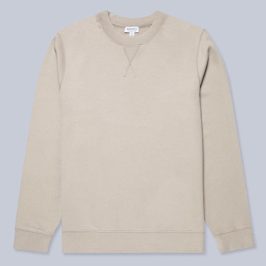 Beige Loopback Sweatshirt