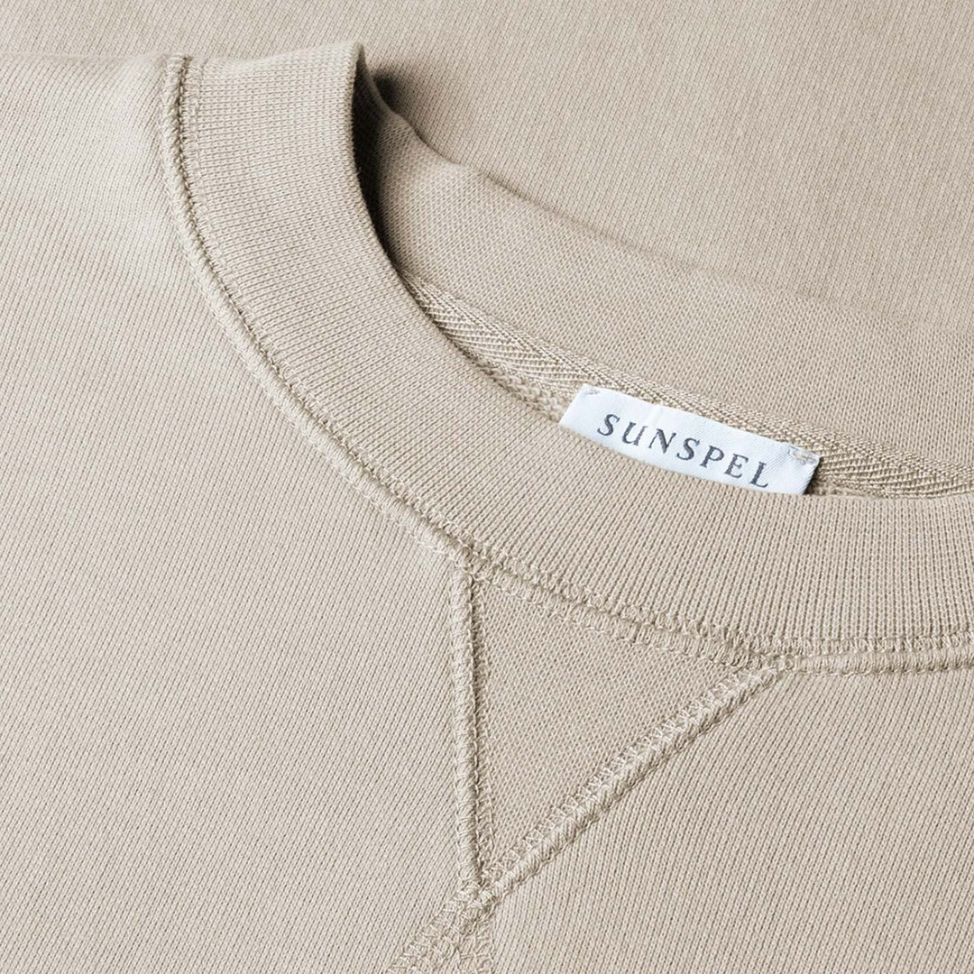 Beige Loopback Sweatshirt