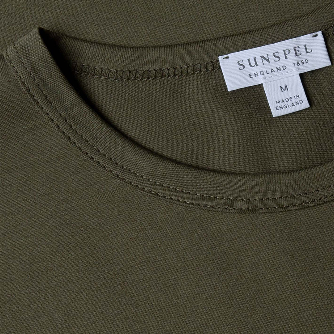 Dark Green Cotton T-shirt