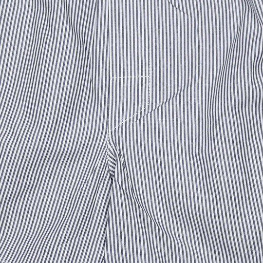White Blue Pinstripe Cotton Boxer Shorts