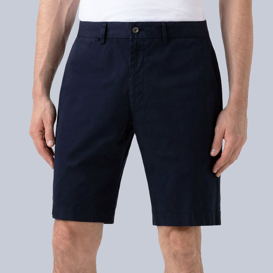 Navy Classic Cotton Chino Shorts