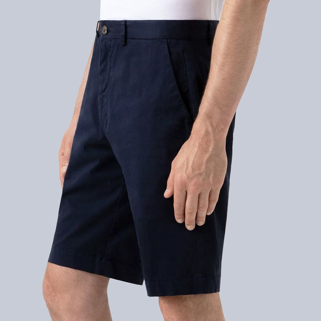 Navy Classic Cotton Chino Shorts