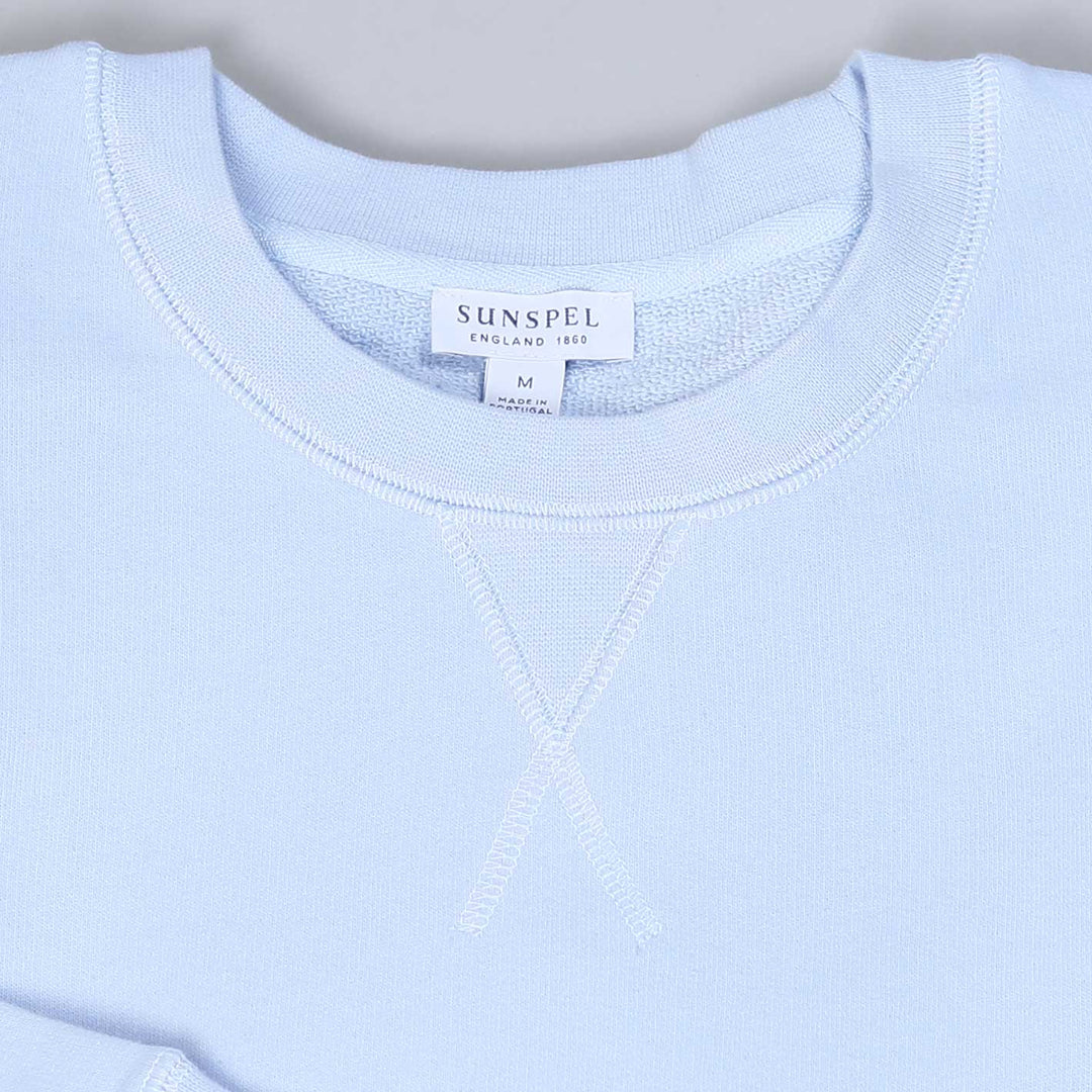 Pastel Blue Loopback Sweatshirt