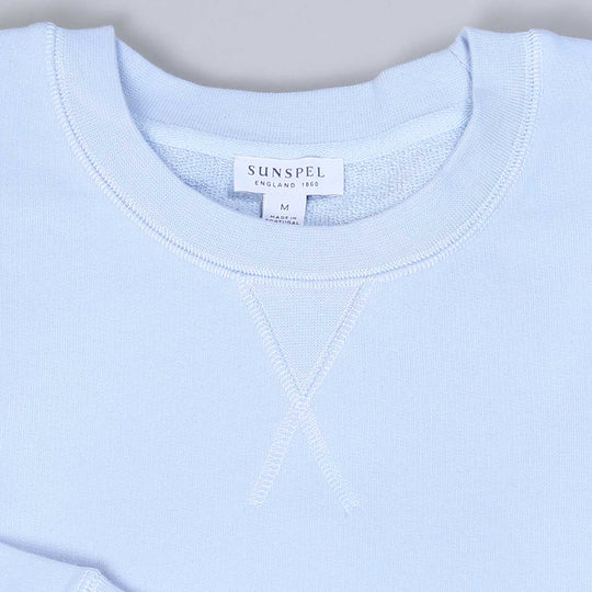 Pastel Blue Loopback Sweatshirt