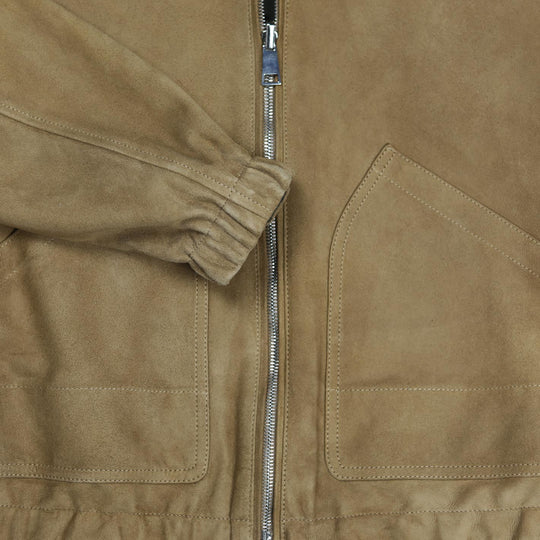 Beige Green Reversible Hooded Jacket