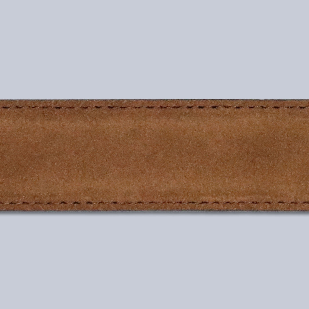 Snuff Suede Leather Belt
