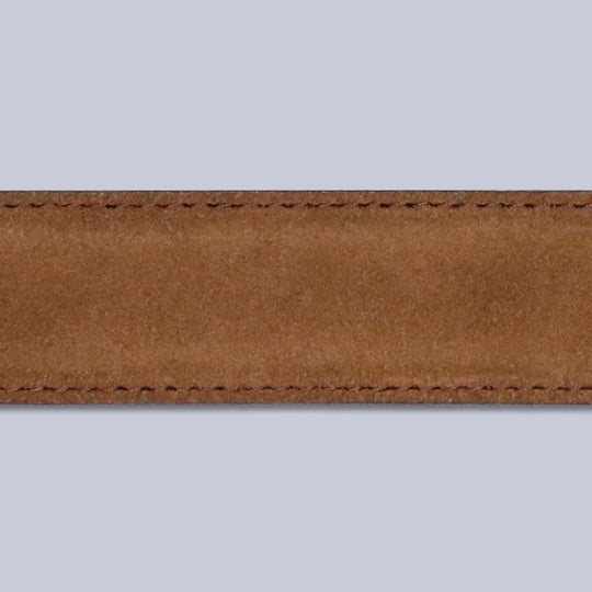 Snuff Suede Leather Belt