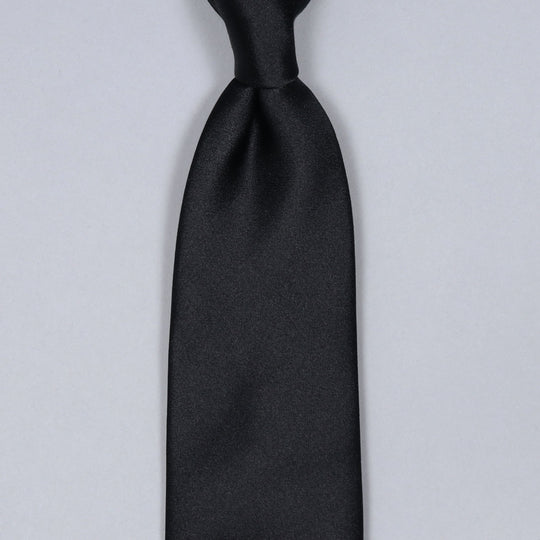 Black Silk Tie