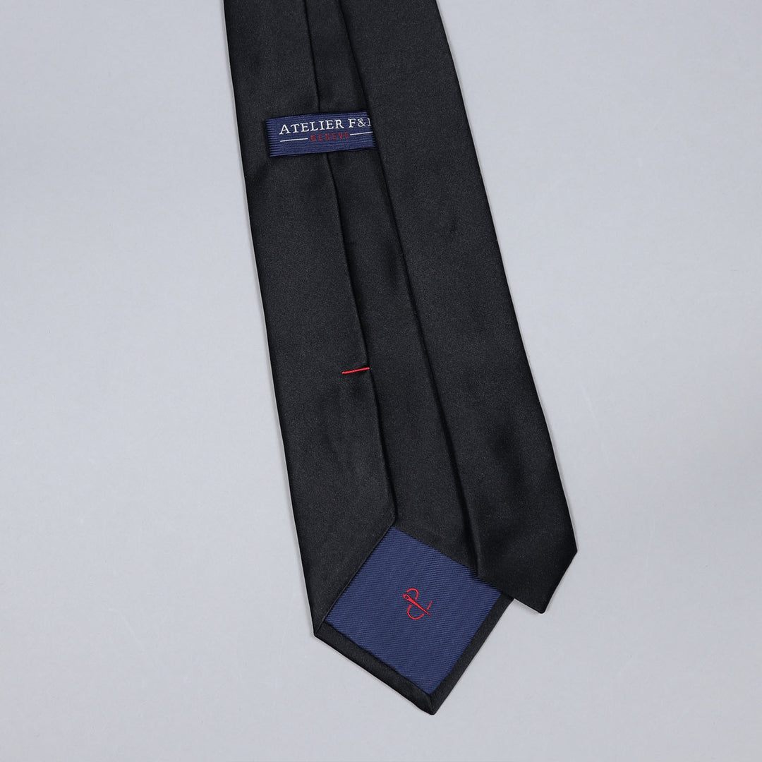 Black Silk Tie