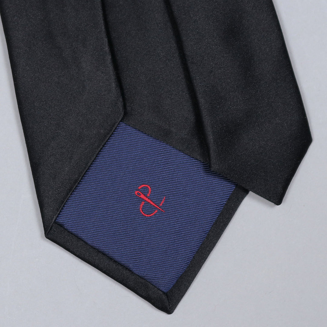 Black Silk Tie