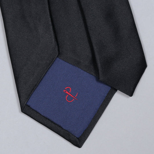 Black Silk Tie