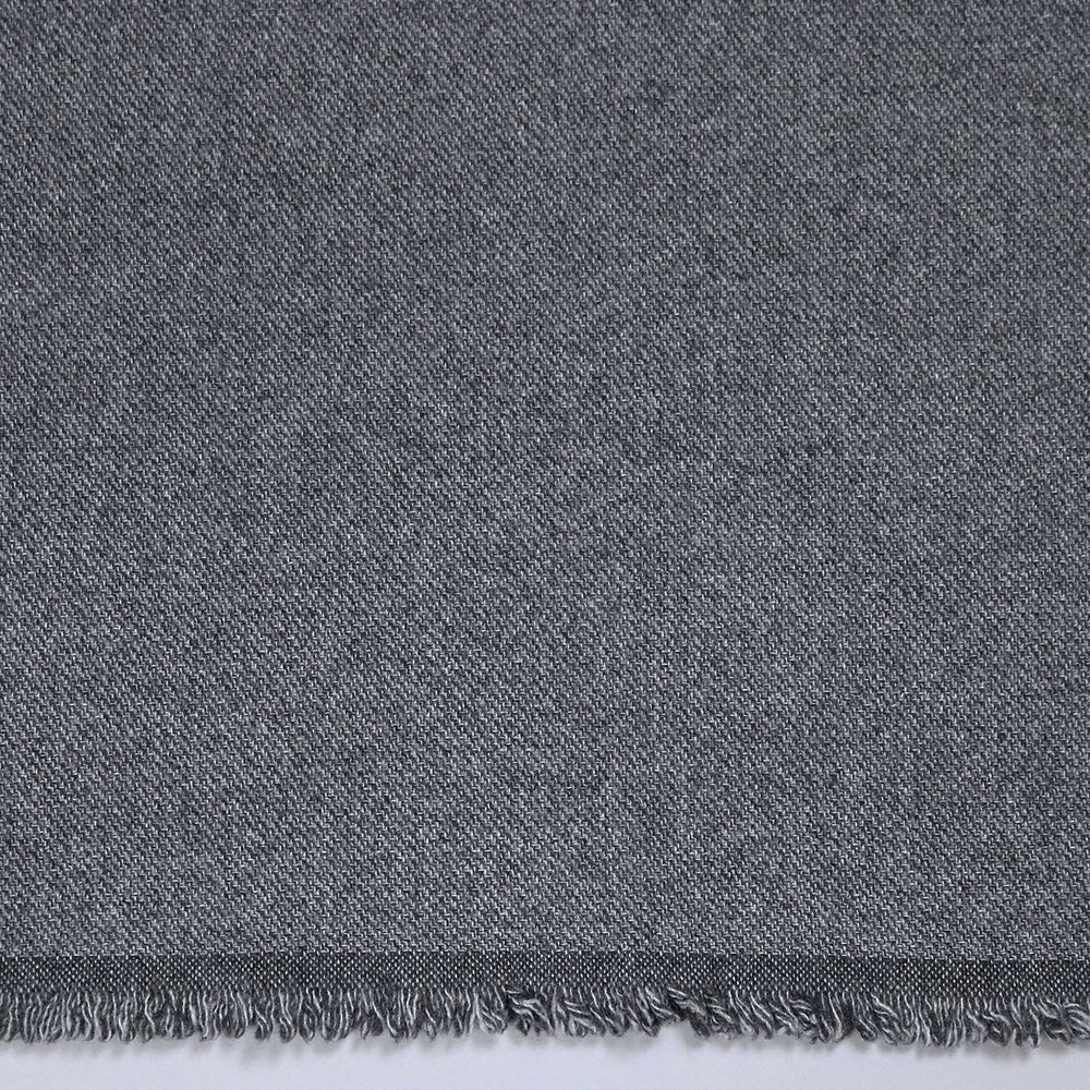 Dark Grey Cashmere Merino Wool Scarf