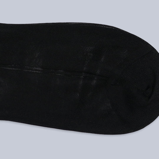 Black Silk Tuxedo Over The Calf Socks