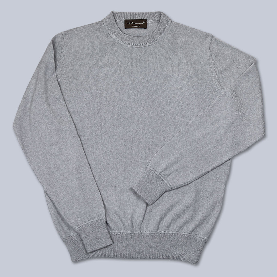 Warm Grey Cashmere Sweatshirt