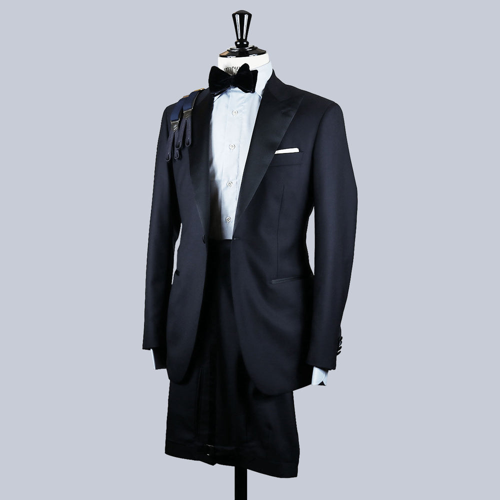 Midnight Blue Peak Lapel Tuxedo