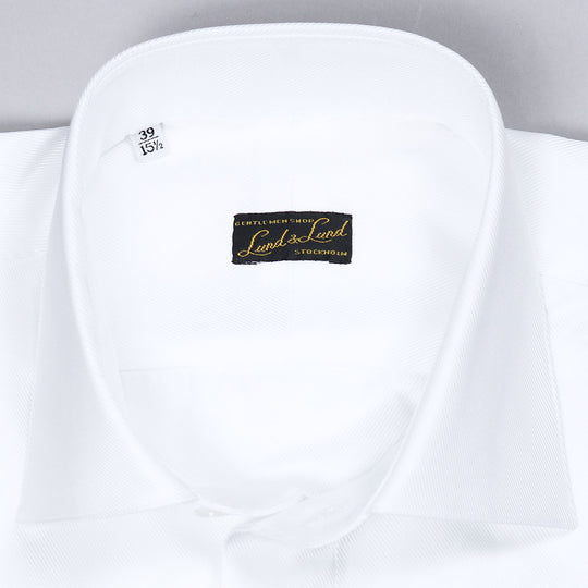White Double Cuff Tuxedo Shirt