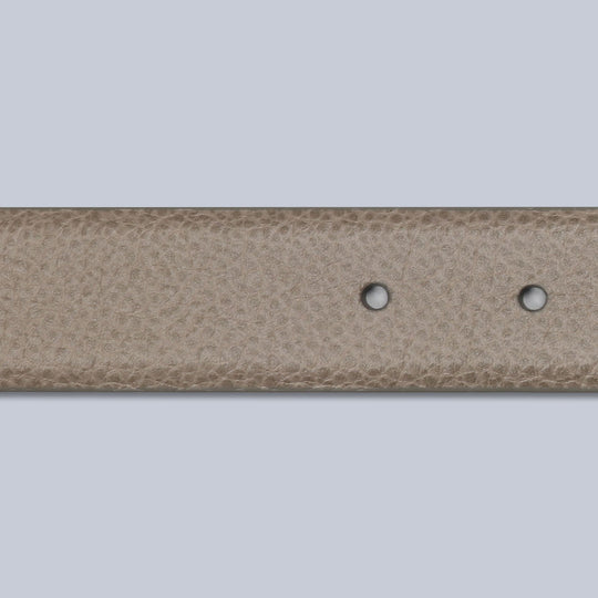 Dark Beige Grain 30mm Leather Belt