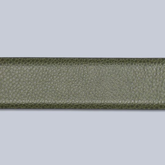 Green Grain 30mm Leather Belt