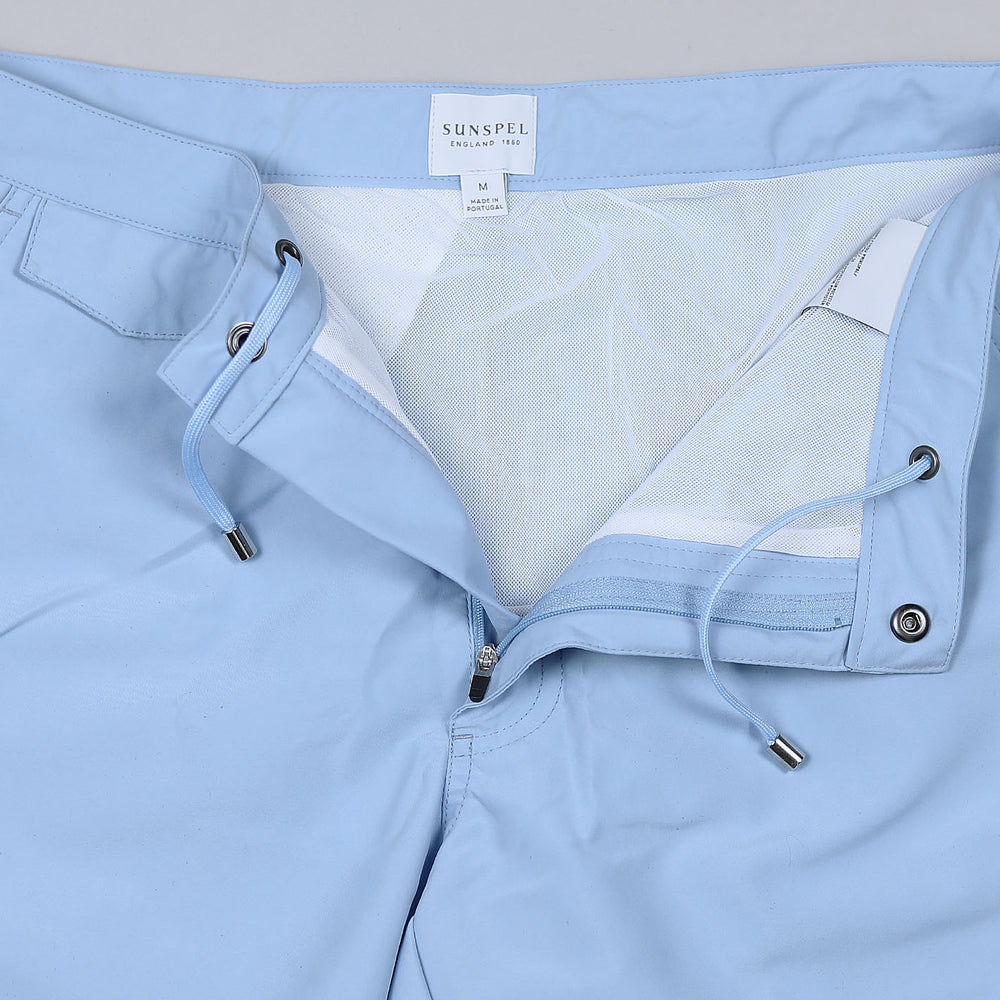 Light Blue Tailored Swim Shorts