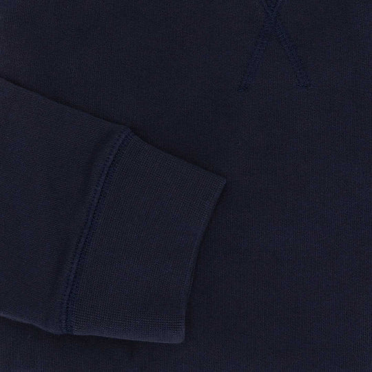 Navy Washed Loopback Sweatshirt