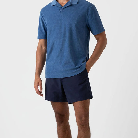 Navy Tailored Swim Shorts