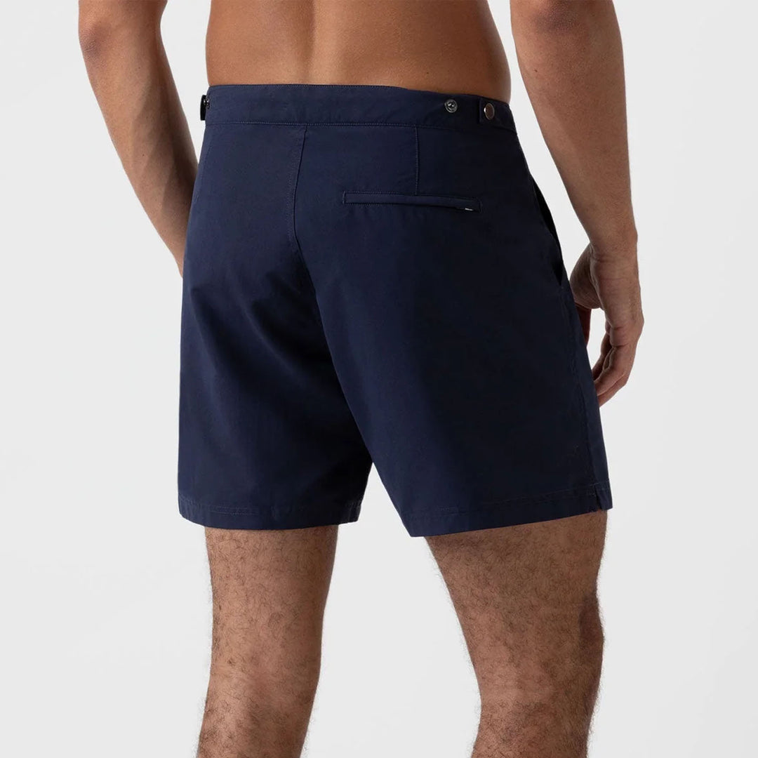 Navy Tailored Swim Shorts