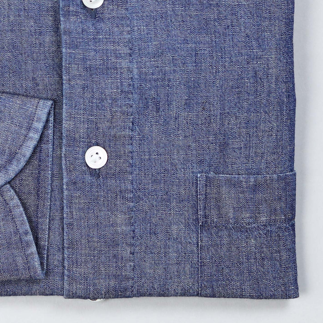 Blue Chambray Cutaway Shirt