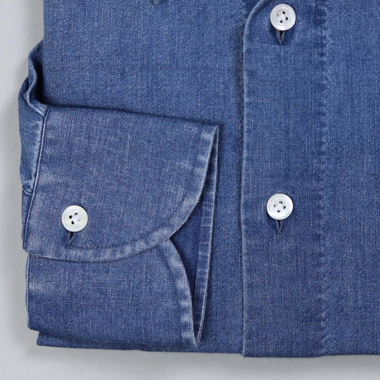 Light Blue Button Down Denim Shirt