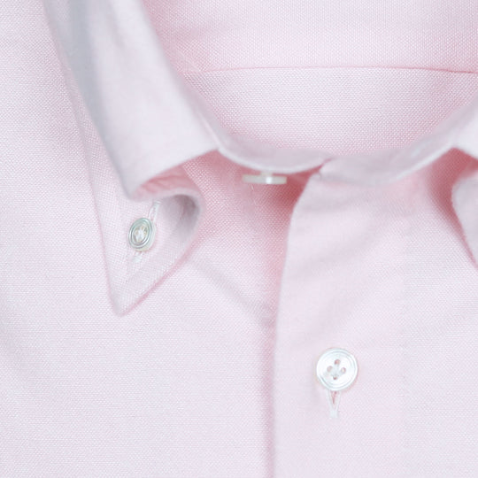 Pink Brushed Flannel Button Down Shirt