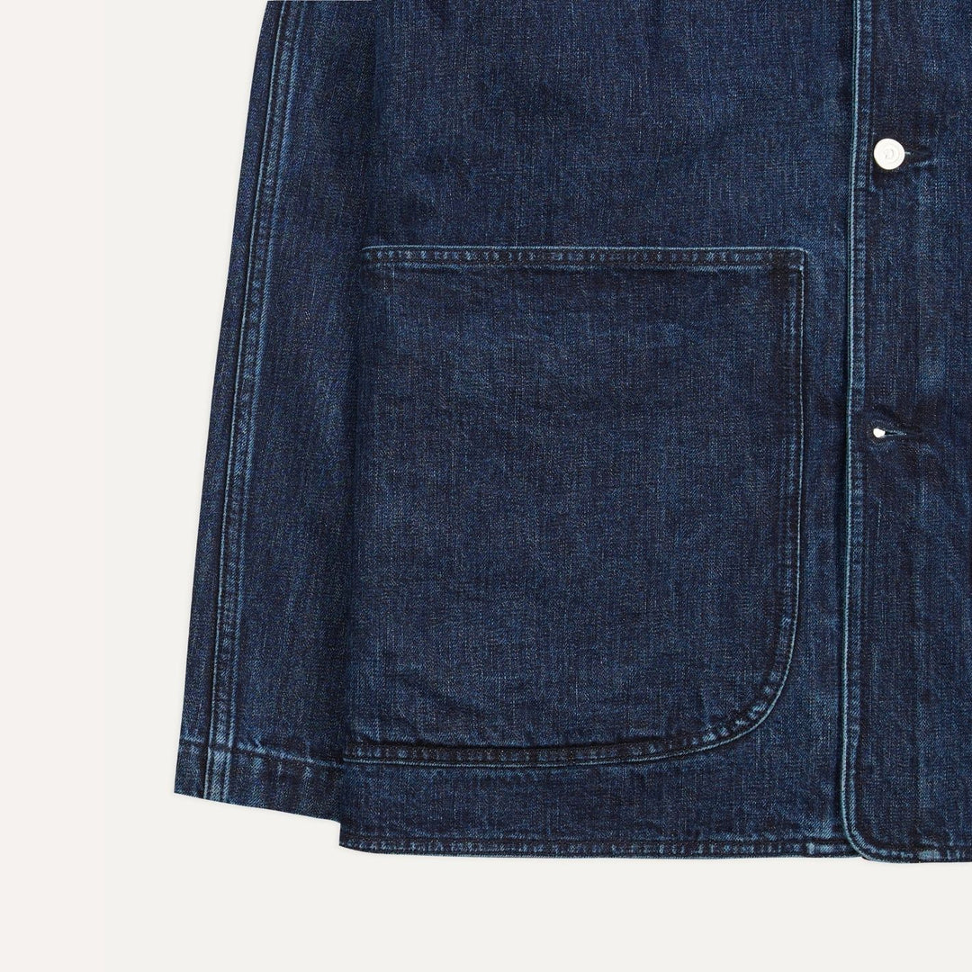 Indigo Lined Raglan Denim Chore Jacket