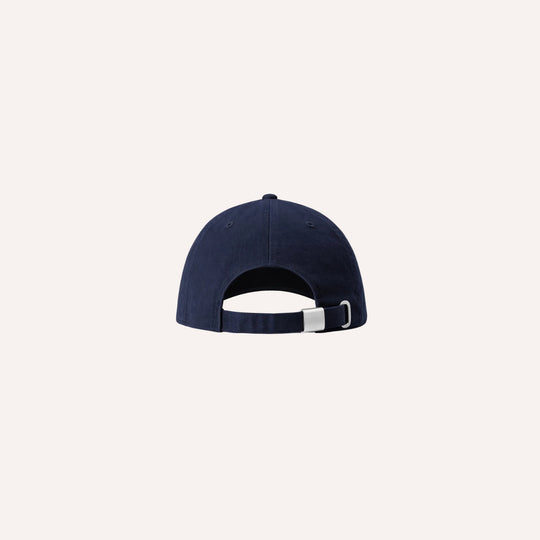 Navy Logo Embroidery Cotton Cap