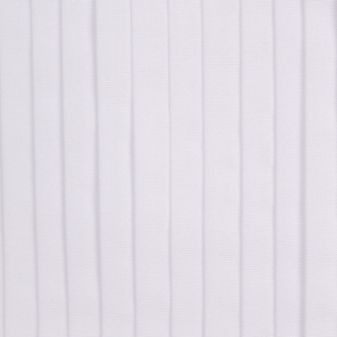 White Pleated Front Regular Tuxedo Shirt