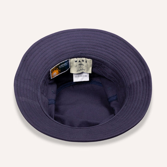 Navy Blue Cotton Bucket Hat