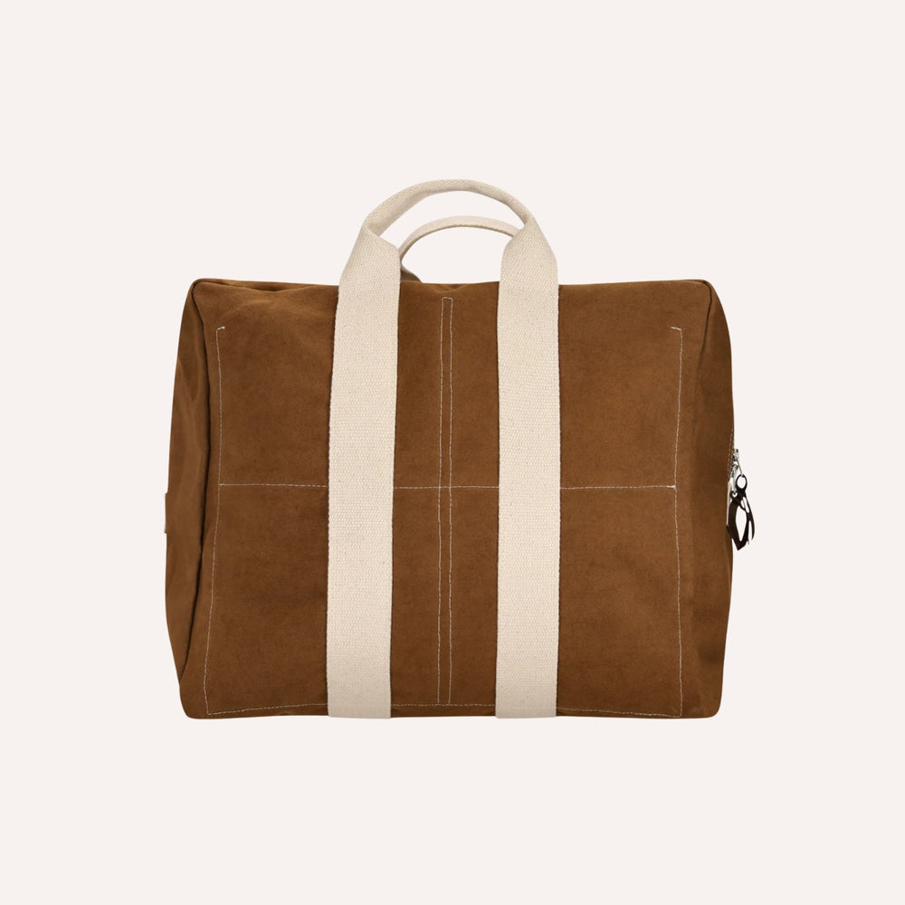Camel Cotton Canvas Aviatorbag Bag
