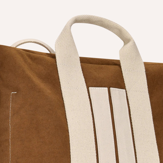 Camel Cotton Canvas Aviatorbag Bag