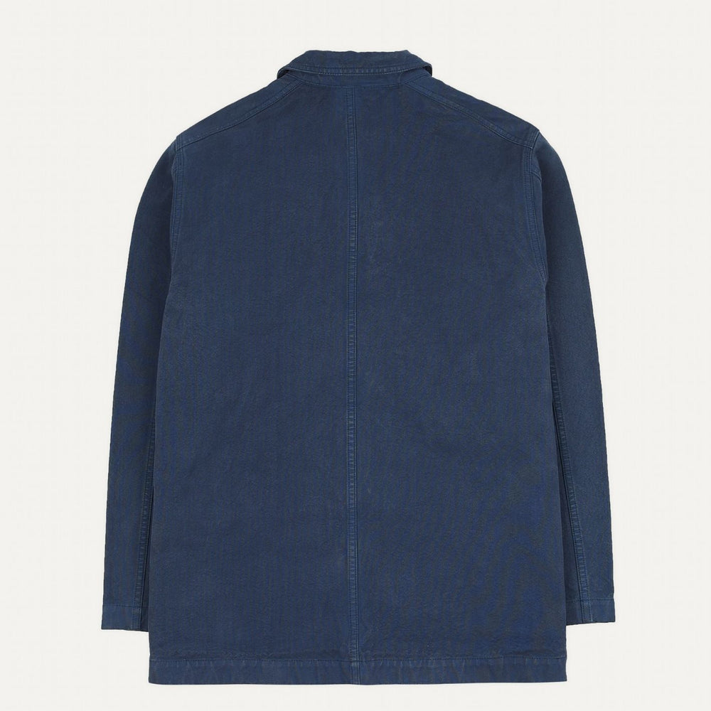 Navy Duck Cotton Canvas Overshirt