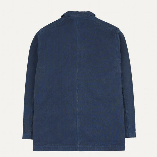 Navy Duck Cotton Canvas Overshirt