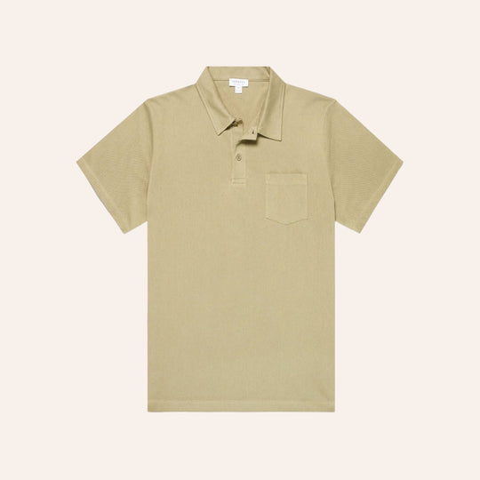 Pistachio Green Riviera Short Sleeve Polo Shirt