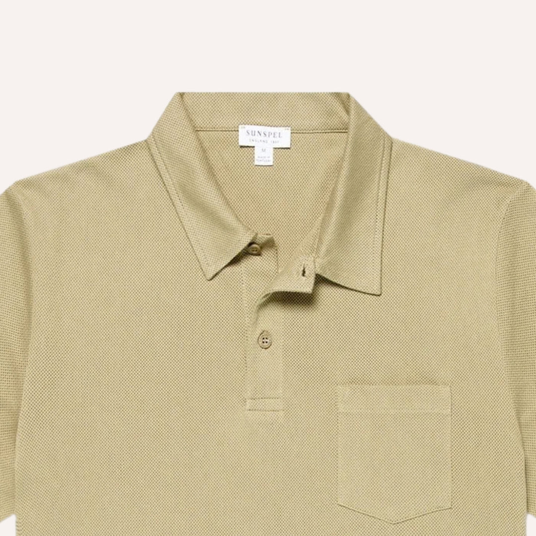 Pistachio Green Riviera Short Sleeve Polo Shirt