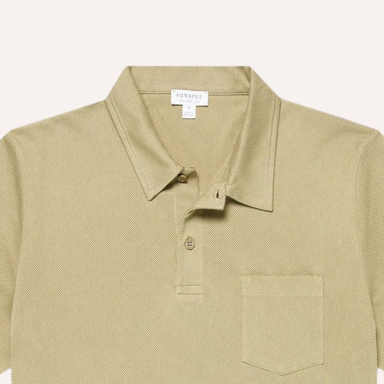 Pistachio Green Riviera Short Sleeve Polo Shirt
