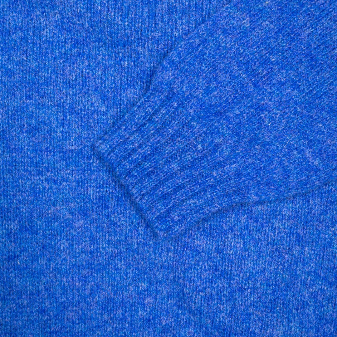 Cobalt Blue Supersoft Lambswool Crewneck Sweater