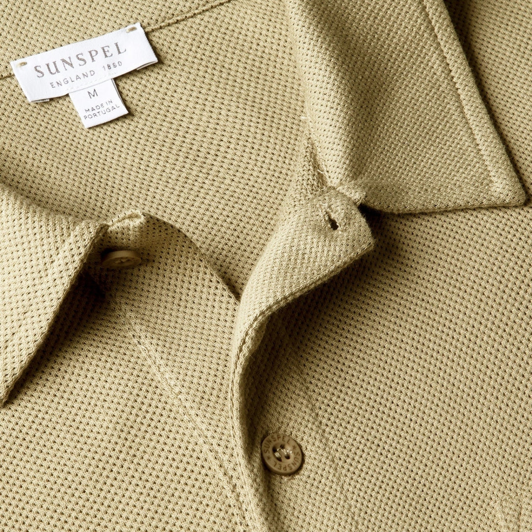 Pistachio Green Riviera Short Sleeve Polo Shirt