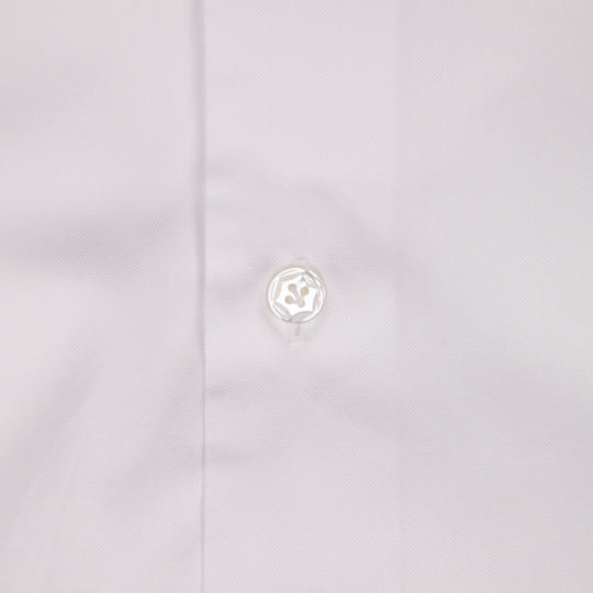 White Pinpoint Cutaway Shirt - Slim Fit